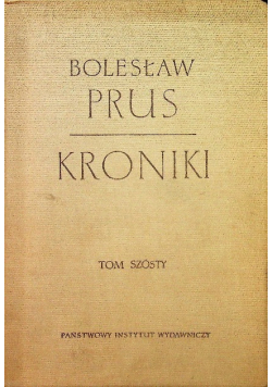 Kroniki Tom 6