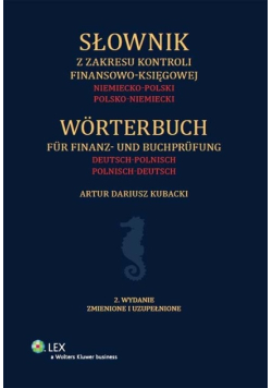 Słownik z zakresu kontroli finansowo - księgowej