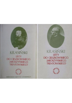 Listy do Cieszkowskiego Jaroszyńskiego Trentowskiego Tom 1 i 2