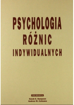 Psychologia różnic indywidualnych