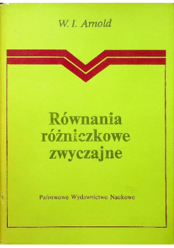 Równania różniczkowe zwyczajne