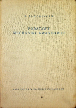 Podstawy mechaniki kwantowej