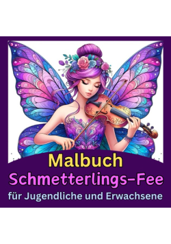Malbuch: "Schmetterlings-Fee"
