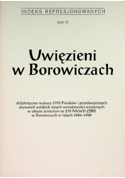 Uwięzieni w Borowiczach Tom IV
