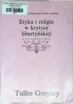 Etyka i religia w krytyce libertyńskiej