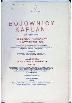Bojownicy kapłani Część 2 1938 r.