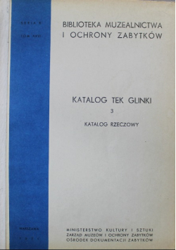 Katalog Tek Glinki 3 Katalog Rzeczowy