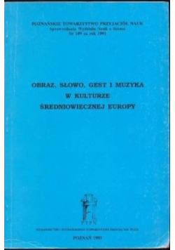 Obraz Słowo Gest I Muzyka