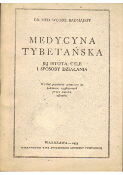 Medycyna Tybetańska 1933 r.