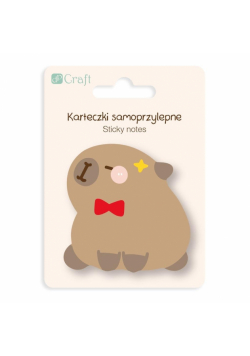 Karteczki samoprzylepne Kapibara Muszka 6,2x6cm
