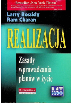 Realizacja zasady wprowadzania planów w życiu