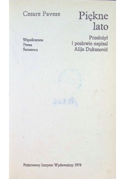 Piękne lato