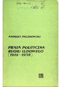 Prasa polityczna Ruchu Ludowego 1918 - 1939