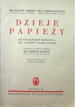 Dzieje papieży reprint z 1936r