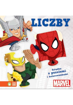 Avengers z puzzlami Liczby