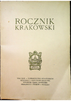Rocznik krakowski Tom XLVI