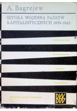 Sztuka wojenna państw kapitalistycznych 1939-1945
