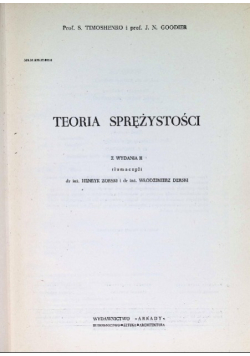 Teoria sprężystości