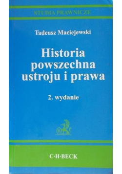 Historia powszechna ustroju i prawa