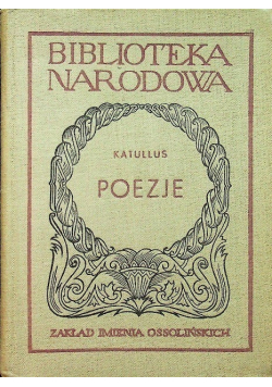 Katullus Poezje