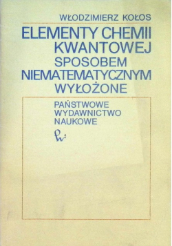 Elementy chemii kwantowej