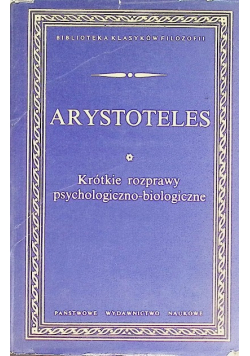 Krótkie rozprawy psychologiczno biologiczne