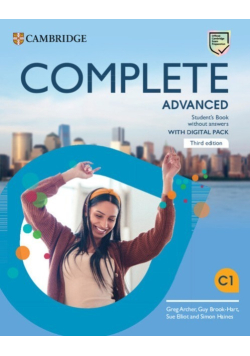 Complete Advanced Student's Book without Answers with Digital Pack C1