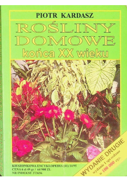 Rośliny domowe końca XX wieku
