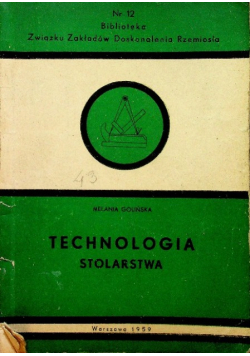 Technologia stolarstwa