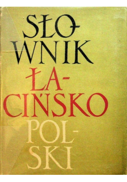 Słownik łacińsko polski