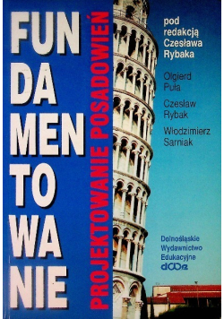 Fundamentowanie projektowanie posadowień