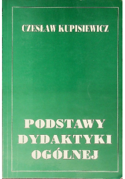 Podstawy dydaktyki ogólnej