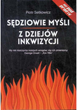 Sędziowie Myśli Z dziejów Inkwizycji