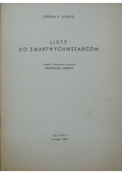 Listy do Zmartwychstańców