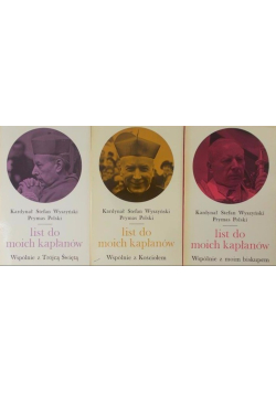 List do moich kapłanów Tom 1 do 3