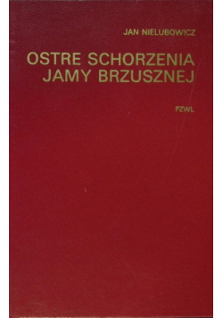 Ostre Schorzenia Jamy Brzusznej
