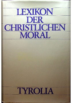Lexikon der christlichen moral