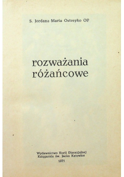 Rozważania różańcowe