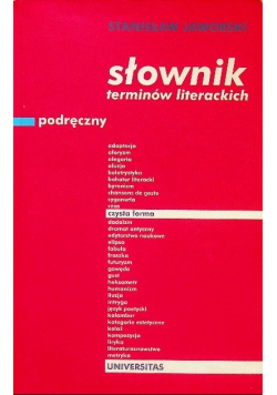 Słownik terminów literackich