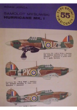 Samolot myśliwski hurricane mk I
