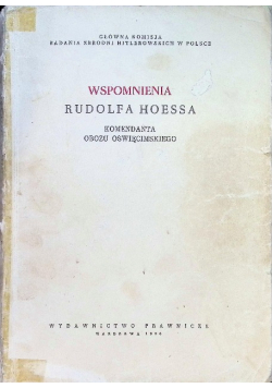 Wspomnienia Rudolfa Hoessa