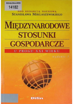 Międzynarode stosunki gospodarcze