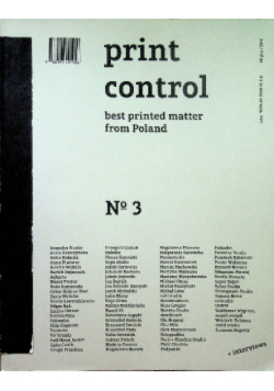Print control No 3