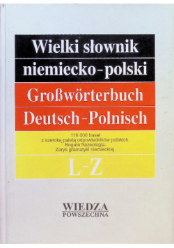 Wielki słownik niemiecko polski Tom 2