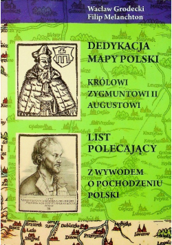 Dedykacja mapy polski królowi Zygmuntowi II Augustowi