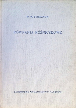 Równania różniczkowe