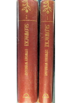 Słowacki Utwory wybrane Tom 1 i 2