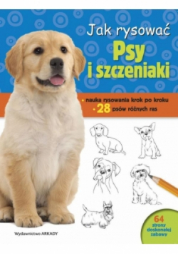 Jak rysować psy i szczeniaki nauka rysowania krok po kroku