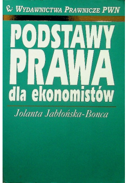 Podstawy prawa dla ekonomistów