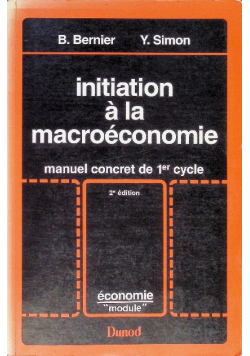 Initiation A La Macroeconomie